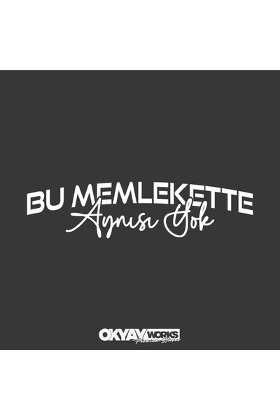OkyayWorks لا يوجد مثل ذلك في هذه الدولة - ملصق سيارة ودراجة نارية