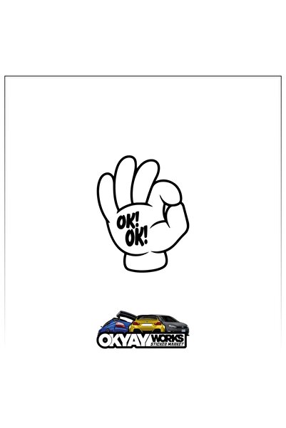 OkyayWorks ملصق سهم السهم - أسود