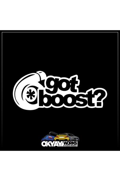 OkyayWorks ملصق جوت بوست - أبيض