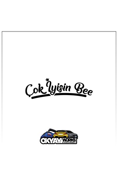 OkyayWorks ملصق "أنت جيد جدًا" - أسود