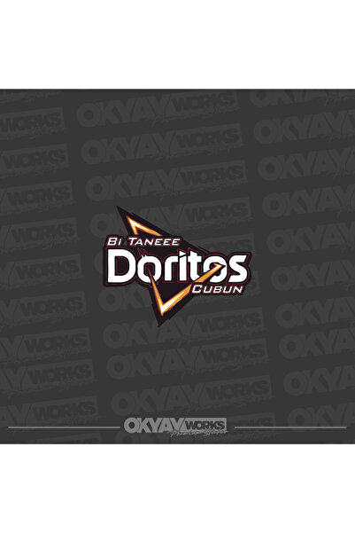 OkyayWorks Bi Tane Doritos Küp Sticker- Araba-Motosiklet Etiket Sticker