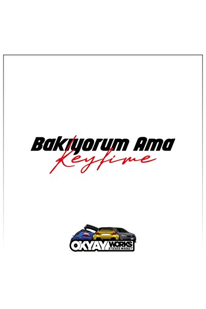 OkyayWorks I'M Looking but My Pleasure Is Stuck Sticker - Black- Car-Motorcyc...