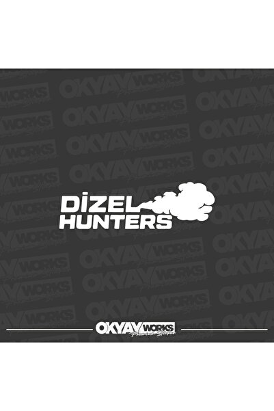 OkyayWorks ملصق ديزل هنترز - ملصق للسيارات والدراجات النارية