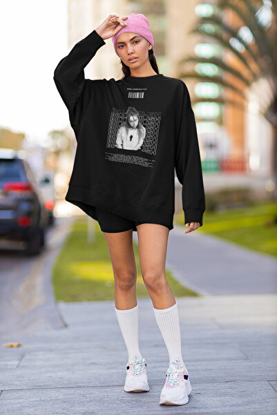 SEVBANO Billie Eilish majica sa štampanjem, unisex, velika veličina, za pevačice