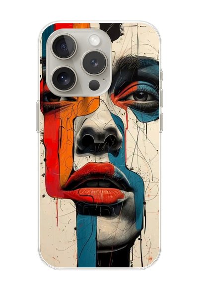 Dali Design iPhone 12 Pro Max Compatible Transparent Case with Painting Design