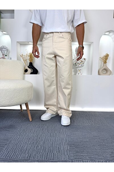 UTTBASİC Bej GG Baggy Jean