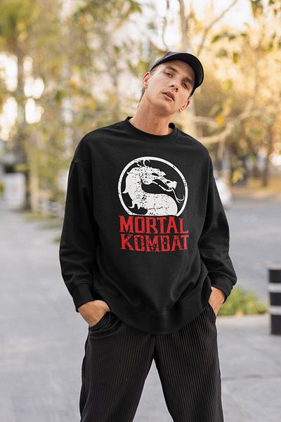 SEVBANO Mortal Kombat Printed Unisex Oversize Anime Sweatshirt