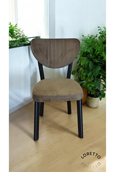 loretto ELMA SANDALYE,BABY FACE KUMAŞ,METAL AYAK