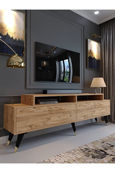 Myniture Home & Living Festival Tv Sehpası Gold G23010-6 Çam