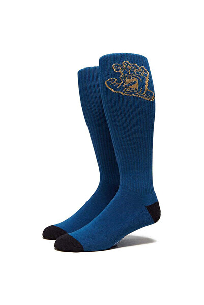Santa Cruz Crime Hand Tall Socks - Cool Blue