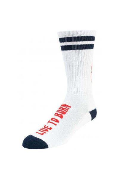 Spitfire جوارب Heads Up - أبيض/أزرق داكن/أحمر