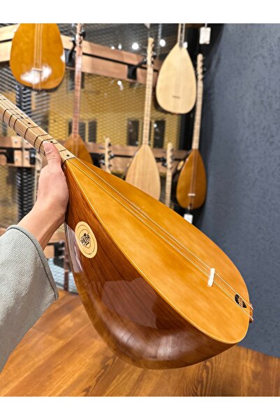 PENA MÜZİK Kısa Sap Yarı Profesyonel Ceviz Bağlama 40 Tekne Jak Girişli