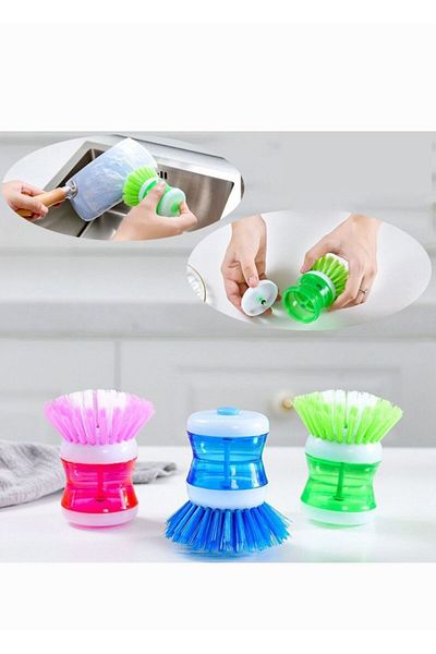 LONDON LIFE With Detergent Bowl? Practical Dish Kitchen Bath Brush
