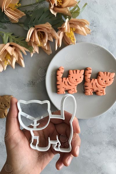 CESTOPİENO Cat Cookie Mold 8X8 cm