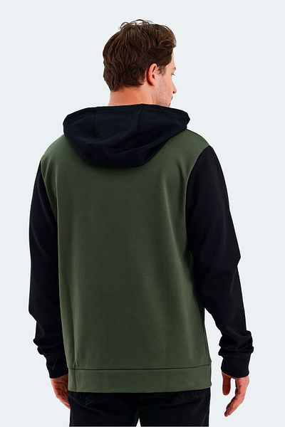 Slazenger Ανδρικό φούτερ VIOLA Χακί / Μαύρο