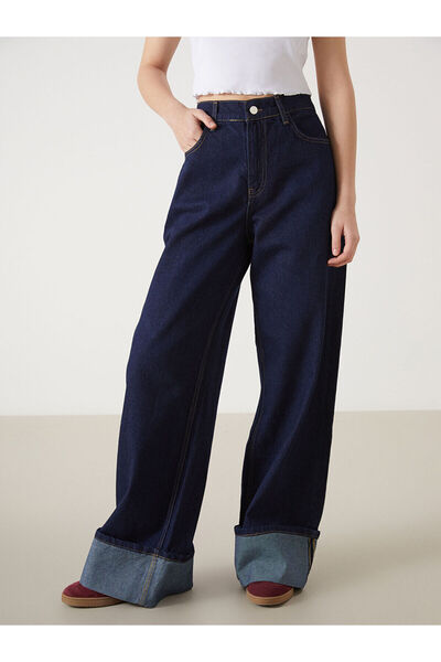 LC Waikiki Lcwk Wideleg Kadın Jean Pantolon
