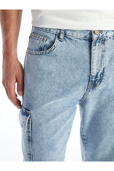 LC Waikiki Lcwk Standart Kalıp Erkek Kargo Jean Pantolon