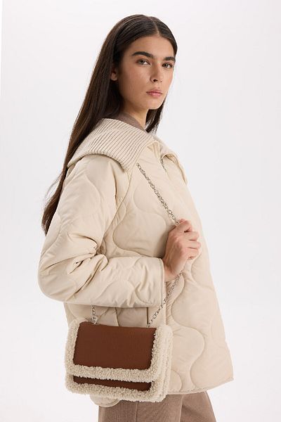 DeFacto Women's Faux Leather Shoulder Bag B2817Axns
