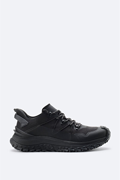 Avva Erkek Siyah %100 Kauçuk Taban Su İtici Sneaker Ayakkabı A42Y8011