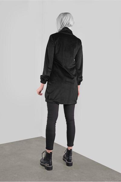 Alvina Cornered Velvet Tunic 41313