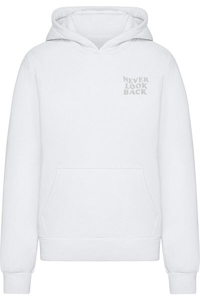 Mister Tee Never Look Back Ladies Fluffy Hoody