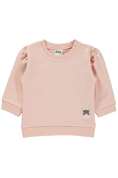 Civil Baby 6-18 Months Baby Girl Powder Sweatshirt