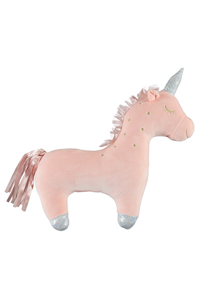 HALLEY 35 cm Pink Unicorn Toy Soft Pillow