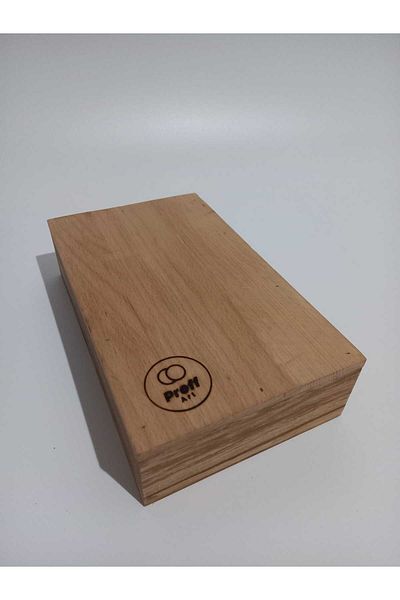 ProffArt Wooden Makeup, Bathroom, Cabinet Organizing Box 29X18 Clear