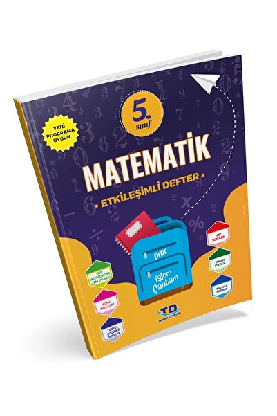 Tandem Yayınları Matematik 5.sınıf Etkileşimli Defter