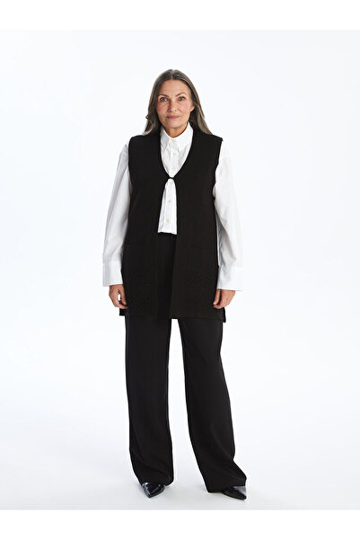 LC Waikiki Lcwk V Yaka Kadın Triko Yelek