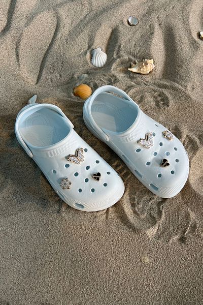 Beyond White Stone High Sole Women's Slippers - Sea, Beach, Pool 3.5cm BYNDCRS01