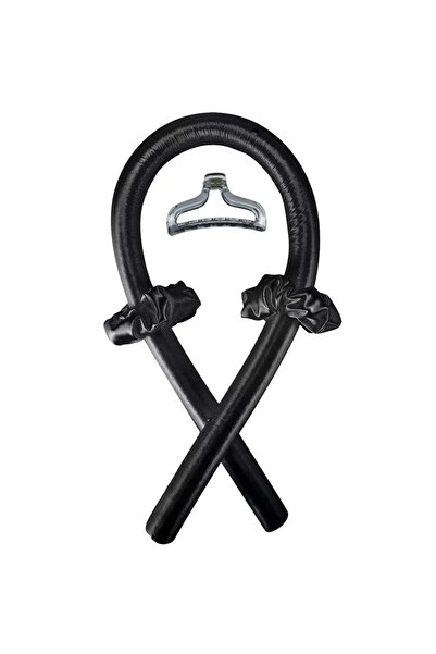 Croc Kit de coafat fără căldură Set de ondulatori de păr cu cârnați din satin