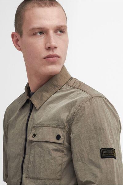 Barbour B.Intl Inline Dış Gömlek BR16 Timberwolf