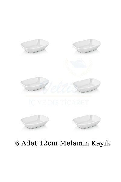 PORMEL MELAMİN KIRILMAYA DAYANIKLI 12 CM KAYIK TABAK MEZELİK ÇEREZLİK KAHVALTILIK