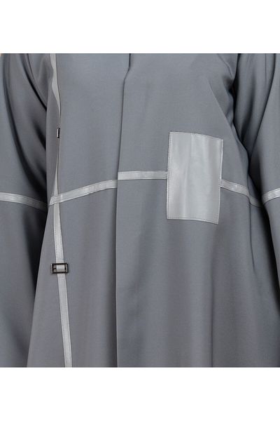 IKKXA Modern Emirati Abstract Abaya AIK5050