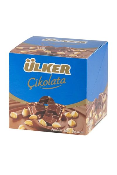 Ülker 60 Grams of Square Chocolate - Hazelnut X 6 Pcs Total 360 Grams