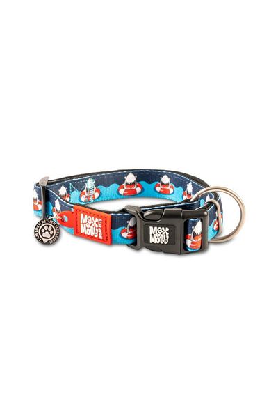 Max & Molly طوق للكلاب من Max Molly Frenzy The Shark Smart Id مقاس Xsmall