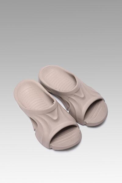 Beyond Унисекс сиви ултра леки чехли Luca Mat Faylon 2 см BYNDFAY04