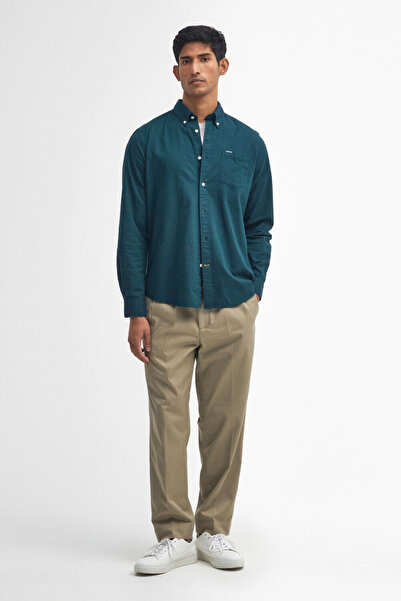 Barbour Marsden Tailored Oxford Gömlek Gn59 Evergreen