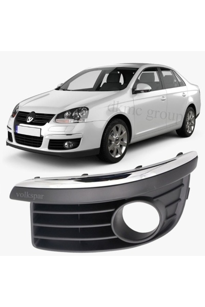 VOLKSPAR JETTA 2006-2011 MODEL ARASI UYUMLU ÖN TAMPON SİS IZGARA ÇERÇEVE KAPA...