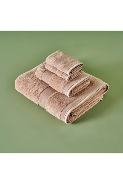 Bella Maison 100% Cotton Juna 2-Pack Hand Towel Beige (30X30 cm)