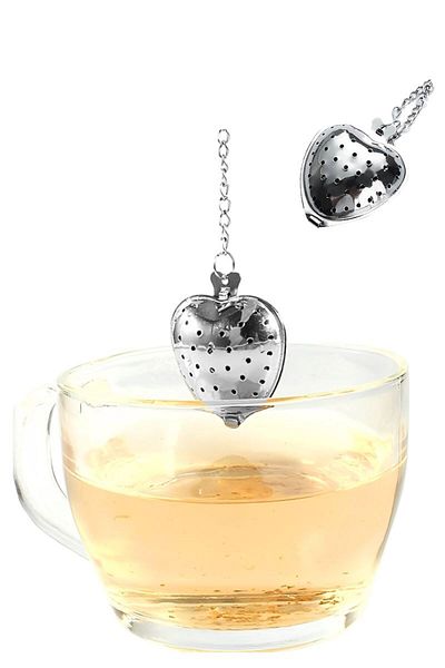 Weather Forecast Heart Steel Dangle Tea Brewing Apparatus - Herb Strainer Cin523