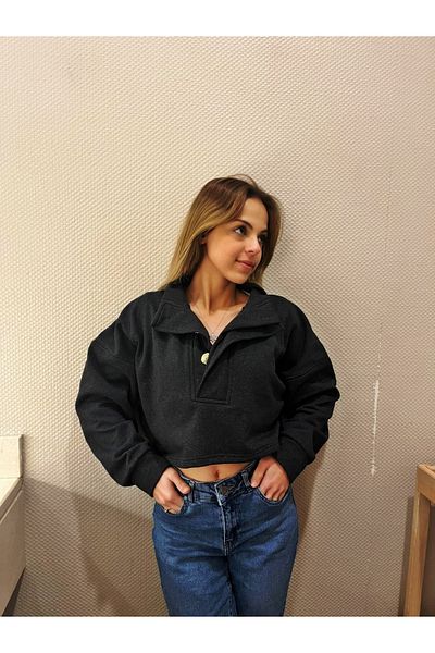 modakirwem CROP SWEATSHIRT