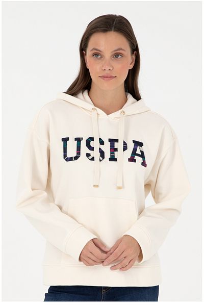 U.S. Polo Assn. U.S. Polo Assn Comfort Fit Women's Hooded Sweatshirt (Clothes at All)
