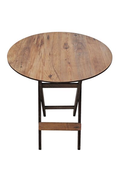 SECENART Secen Art Antik Yuvarlak Yemek Masası