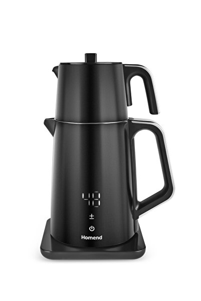 Genel Markalar Dijital Paslanmaz Çay Makinesi, Dokunmatik, Siyah, Konuşan, Mo...