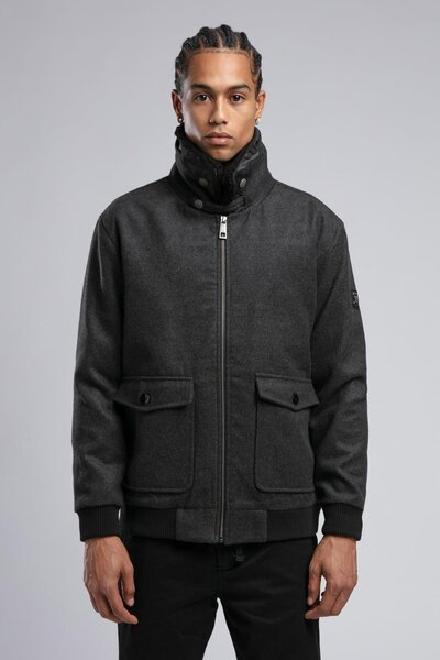 Lee Cooper Bert Men's Coat, Anthracite Color