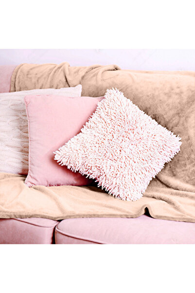 Hotel Linen Klub Single- Flannel Micro-Fleece Throw Blanket, 150 x 200cm, Cream