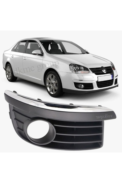 VOLKSPAR JETTA 2006-2011 MODEL ARASI UYUMLU ÖN TAMPON SİS IZGARA ÇERÇEVE KAPA...
