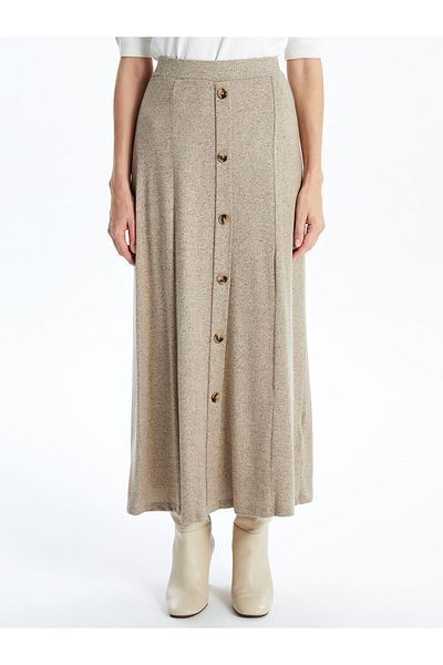 LC Waikiki Lcwk Women's Skirt with Elastic Waist